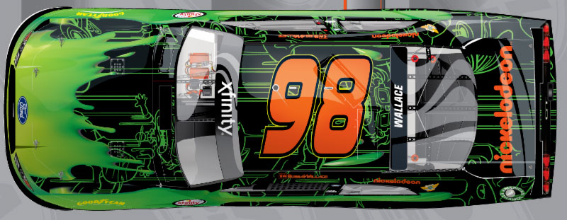 No. 98 Nickelodeon Slime Ford