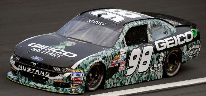 No. 98 GEICO Military Ford Mustang