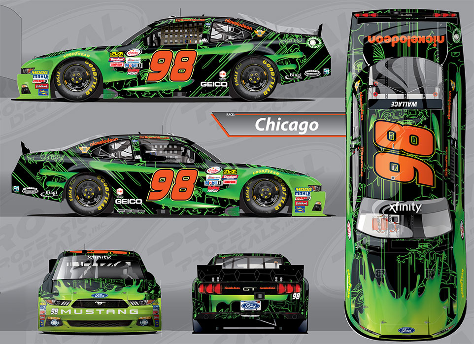No. 98 Nickelodeon Slime Ford